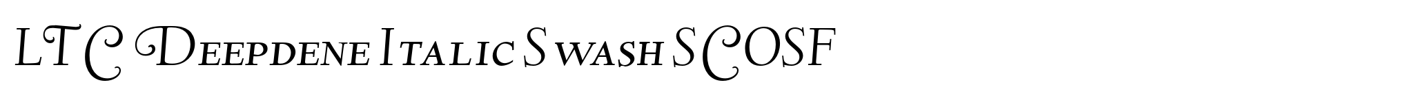 LTC Deepdene Italic Swash SCOSF image